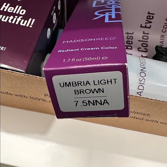 Madison Reed Hair Color Umbria Light Brown 7.5NNA New - Picture 2 of 4